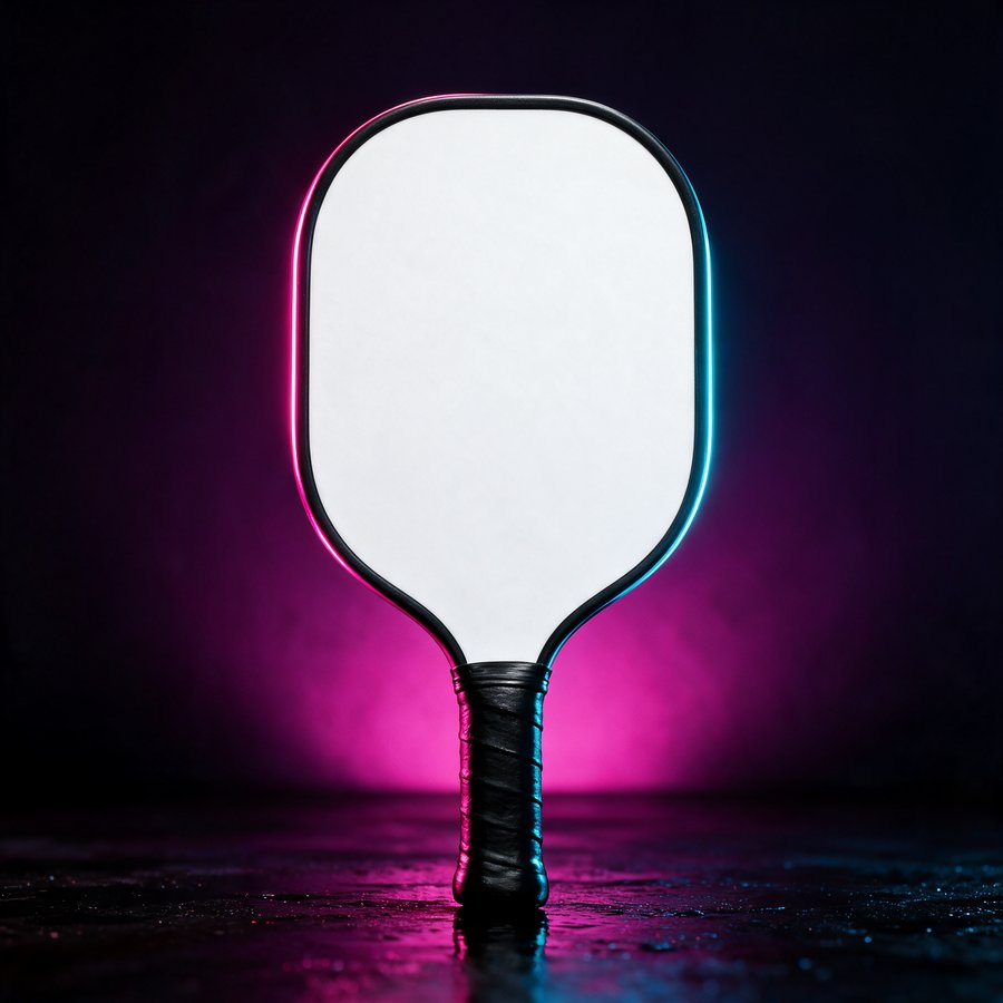Illustration of the Cocaine White paddle, glossy white face